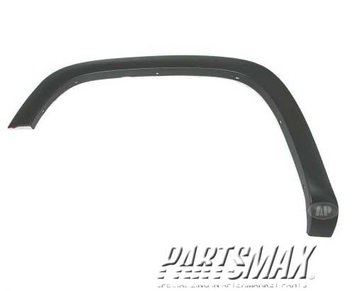 1268 | 2004-2010 GMC CANYON LT Front fender flare w/RPO-ZQ8 or RPO-Z85; smooth finish small flare; prime | GM1268109|15137807