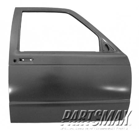 1301 | 1982-1990 GMC S15 RT Front door shell w/standard cab | GM1301103|12381942