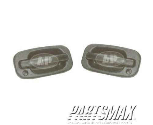 1310 | 1999-2006 CHEVROLET SILVERADO 1500 LT Front door handle outer textured; black | GM1310129|19356468