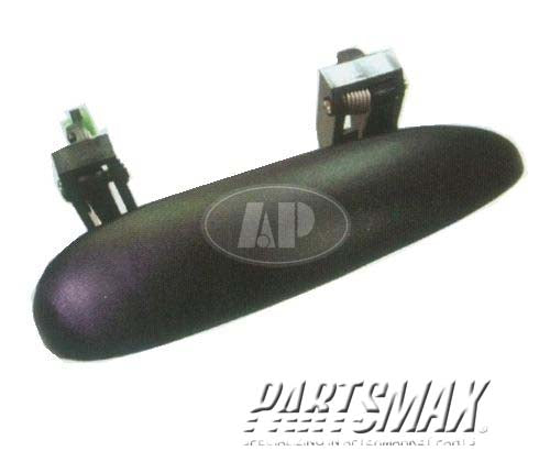 1680 | 1995-2005 CHEVROLET CAVALIER LT Front door handle outer smooth black - paint to match | GM1310136|22620527