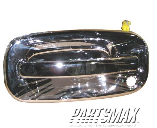 1310 | 2007-2007 CHEVROLET SILVERADO 1500 CLASSIC LT Front door handle outer smooth finish; black - paint to match | GM1310140|19245505