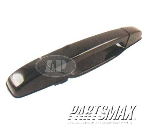 1310 | 2007-2013 CHEVROLET SILVERADO 1500 LT Front door handle outer w/Key Hole; black; smooth; plastic | GM1310161|84053444