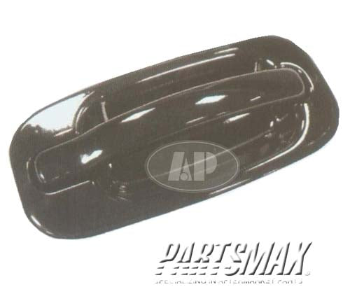 1311 | 2004-2006 CADILLAC ESCALADE EXT RT Front door handle outer black | GM1311153|15182419