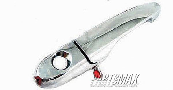 1690 | 2006-2011 BUICK LUCERNE RT Front door handle outer Chrome; w/o Keyhole | GM1311164|15936038