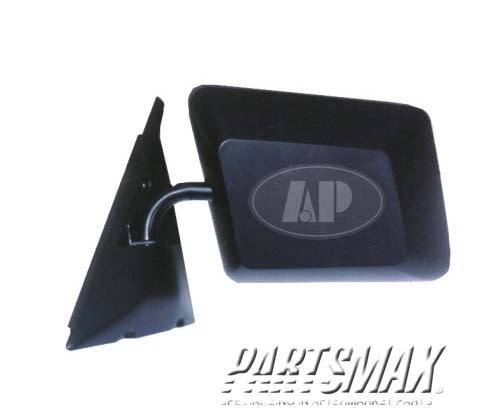 1320 | 1982-1993 CHEVROLET S10 LT Mirror outside rear view std; black | GM1320101|15642571