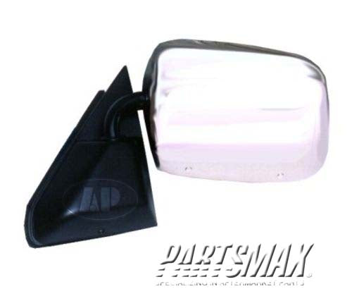 1320 | 1999-2000 CADILLAC ESCALADE LT Mirror outside rear view below eyeline; stainless | GM1320106|15697331