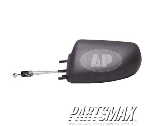 1320 | 1988-1996 CHEVROLET BERETTA LT Mirror outside rear view manual remote; prime | GM1320135|22645395