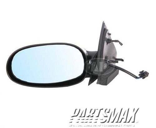 1320 | 1997-2002 SATURN SC1 LT Mirror outside rear view power remote; black; paint to match | GM1320200|21112690