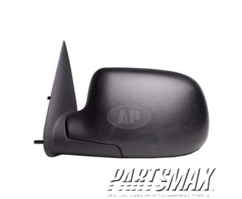 1320 | 2001-2006 CHEVROLET SILVERADO 2500 HD LT Mirror outside rear view standard style; manual; textured matte black | GM1320230|25876714