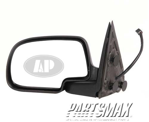 1320 | 2000-2006 CHEVROLET SUBURBAN 1500 LT Mirror outside rear view heated power remote; manual folding; grained black-paint to match | GM1320247|15179832