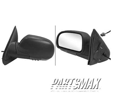 1320 | 2003-2006 CHEVROLET TRAILBLAZER LT Mirror outside rear view Power; Heated; w/Signal Lamp; Pwr Folding; Amber Lens; Textured | GM1320316|15789790