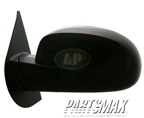 1320 | 2007-2014 CHEVROLET TAHOE LT Mirror outside rear view w/o Courtesy Lamp; w/o Off Road Pkg; Black | GM1320325|20843116