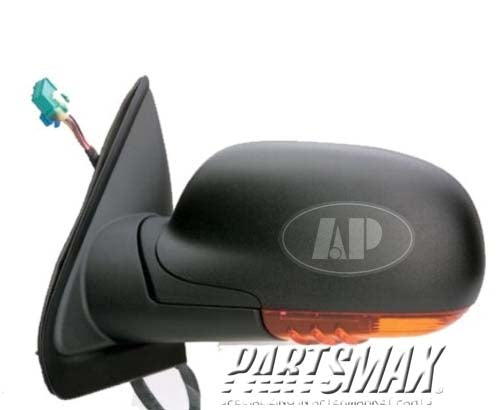 1320 | 2006-2007 CHEVROLET TRAILBLAZER LT Mirror outside rear view Power; w/Signal Lamp; Man Folding; Clear Lens; Textured | GM1320350|15810912