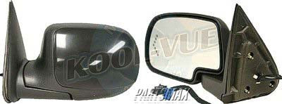 1320 | 2003-2006 CHEVROLET AVALANCHE 1500 LT Mirror outside rear view Power folding; w/Heat; w/Memory; w/Turn Signal | GM1320362|15124827