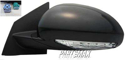 1320 | 2008-2015 BUICK ENCLAVE LT Mirror outside rear view w/Memory; Manual Fold Mirrors | GM1320378|25867122