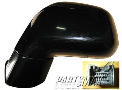 1320 | 2008-2010 SATURN VUE LT Mirror outside rear view Power; w/o Defogger; PTM | GM1320389|19209453