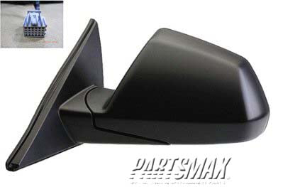 1320 | 2009-2014 CADILLAC CTS LT Mirror outside rear view V; Sedan; Power; Heated; w/o Memory; Foldaway; PTM | GM1320403|25828083