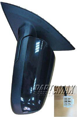 1320 | 2008-2009 PONTIAC G8 LT Mirror outside rear view Power; w/Cover; PTM; see notes | GM1320414|92194048-PFM