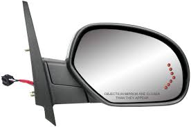 1320 | 2007-2013 GMC SIERRA 1500 LT Mirror outside rear view w/o P/Lamp; w/Arrow Turn Signal; w/o Auto Dimming; w/o Memory; PTM | GM1320468|20843177-PFM