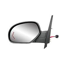 1320 | 2007-2014 GMC YUKON XL 1500 LT Mirror outside rear view w/o P/Lamp; w/Arrow Turn Signal; w/o Auto Dimming; w/o Memory; Chrome | GM1320469|25776087-PFM