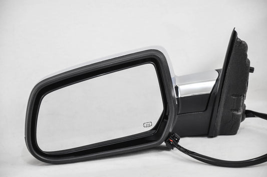 1700 | 2015-2017 GMC TERRAIN LT Mirror outside rear view Type 2; Power; Heated; Chrome (RPO-DL9) | GM1320476|23467320