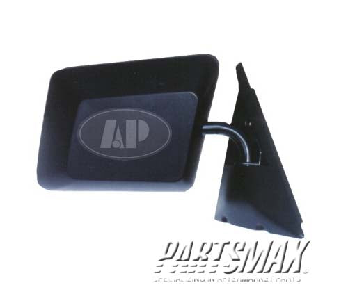 1321 | 1982-1990 GMC S15 RT Mirror outside rear view std; black | GM1321101|15642572