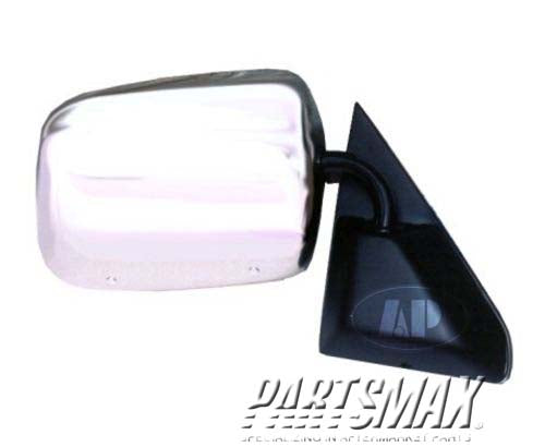 1321 | 1992-1999 GMC C2500 SUBURBAN RT Mirror outside rear view below eyeline; stainless | GM1321103|15697332