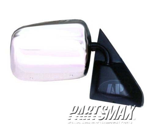 1321 | 1988-2000 GMC K3500 RT Mirror outside rear view C/K; below eyeline; stainless | GM1321103|15697332