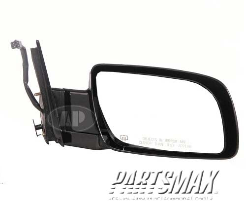 1321 | 1992-1999 GMC C1500 SUBURBAN RT Mirror outside rear view standard base model type 3; heated power remote | GM1321276|GM1321276