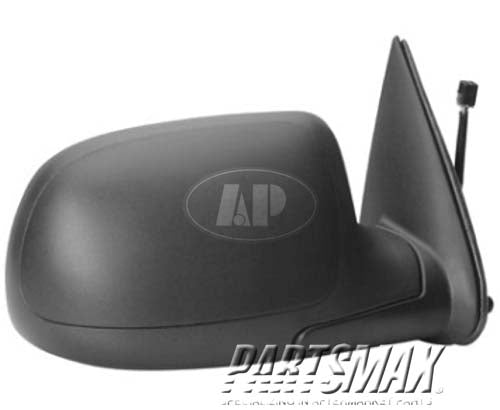 1321 | 2003-2004 GMC SIERRA 2500 RT Mirror outside rear view standard style; power remote; heated; w/o signal lamp; w/RPO DL8; textured | GM1321293|15226945
