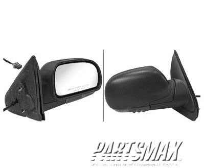 1321 | 2004-2007 BUICK RAINIER RT Mirror outside rear view Power; Heated; w/Signal Lamp; Pwr Folding; Amber Lens; Textured | GM1321316|15789792