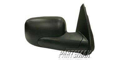 1321 | 2006-2011 CHEVROLET HHR RT Mirror outside rear view Black | GM1321367|20923832