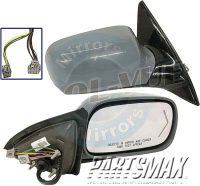 1321 | 2006-2009 BUICK LUCERNE RT Mirror outside rear view Power; Heated; w/Signal Indicator | GM1321372|25822562