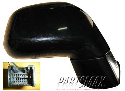 1321 | 2008-2010 SATURN VUE RT Mirror outside rear view Power; w/o Defogger; PTM | GM1321389|19209454