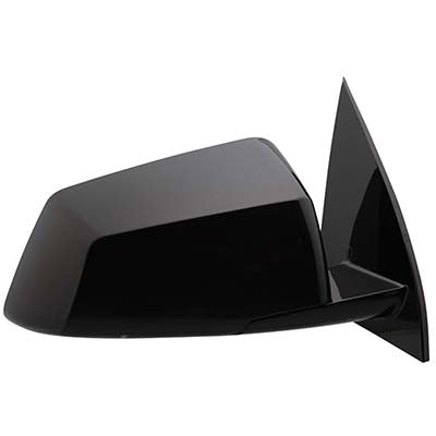 1710 | 2013-2013 GMC ACADIA RT Mirror outside rear view 1st Design; w/Blind Spot Detection; Black | GM1321474|22860752