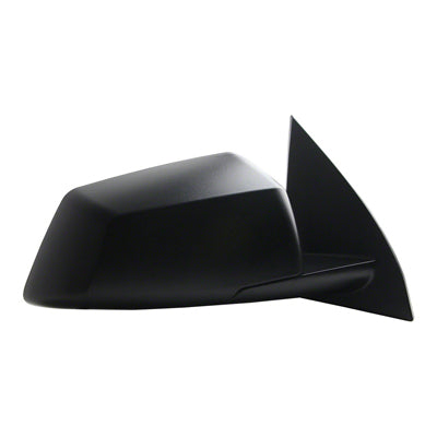 1321 | 2013-2015 GMC ACADIA RT Mirror outside rear view 2nd Design; w/Blind Spot Detection; Black | GM1321475|23130954