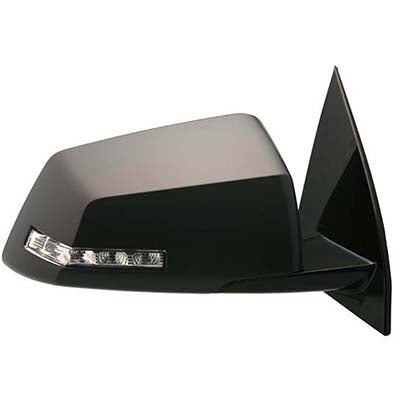 1321 | 2011-2014 GMC ACADIA RT Mirror outside rear view Power; Heated; Man Folding; w/Signal Lamp; PTM | GM1321489|22791625