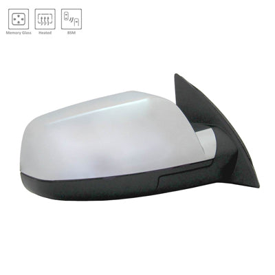 1321 | 2016-2017 GMC TERRAIN RT Mirror outside rear view SLE 2|SLT; w/Memory; w/Blind Spot Detection; Chrome | GM1321491|23219862