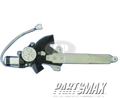 1351 | 1982-1994 PONTIAC SUNBIRD RT Front door glass regulator 4dr sedan/4dr wagon | GM1351121|20276320