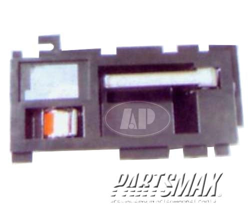 1352 | 1991-1994 OLDSMOBILE BRAVADA LT Front door handle inside bright | GM1352127|15658581