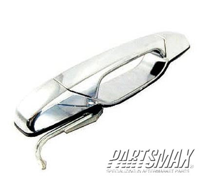 1520 | 2008-2013 CHEVROLET TAHOE LT Rear door handle outer HYBRID; Chrome | GM1520130|84053448