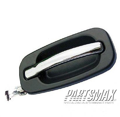 1520 | 2000-2006 CADILLAC ESCALADE LT Rear door handle outer Black | GM1520142|15745141