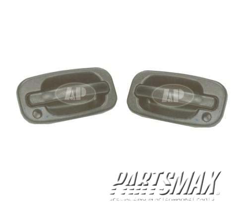 1521 | 1999-2004 CHEVROLET SILVERADO 2500 RT Rear door handle outer Crew cab; black | GM1521105|19356467