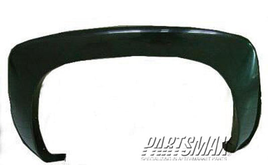 1768 | 2000-2005 GMC YUKON XL 1500 LT Rear fender flare 2500; 2WD; smooth finish; w/o 4WS; prime | GM1768101|88979841