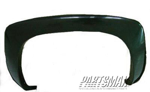 1768 | 2003-2005 CADILLAC ESCALADE ESV LT Rear fender flare 2500; 2WD; smooth finish; w/o 4WS; prime | GM1768101|88979841