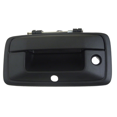 1915 | 2015-2015 GMC SIERRA 3500 HD Rear gate handle w/Camera; w/Keyhole; Textured Black | GM1915133|23448681