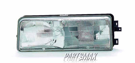 2502 | 1989-1996 BUICK CENTURY LT Headlamp assy composite includes mounting frame | GM2500124|16505647