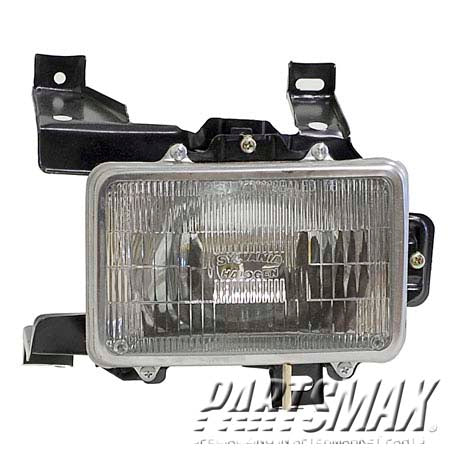 2501 | 1994-1997 GMC SONOMA RT Headlamp assy sealed beam halogen | GM2501138|16524812