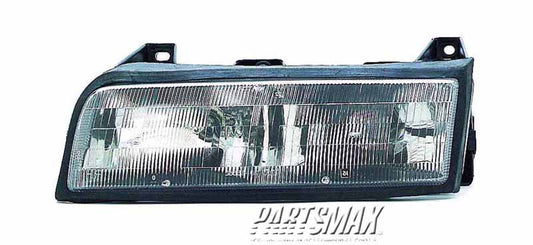 2502 | 1987-1988 CHEVROLET BERETTA LT Headlamp assy composite all | GM2502106|16510773