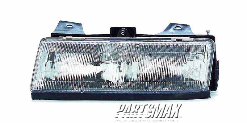 2502 | 1989-1996 CHEVROLET CORSICA LT Headlamp assy composite all | GM2502109|16515223